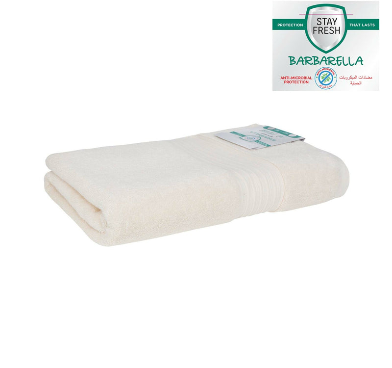 Barbarella Anti-Microbial Bath Towel, 84 x 160 cm, Beige