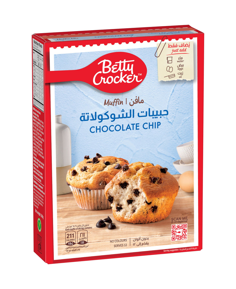 Betty Crocker Chocolate Chip Muffin Mix 500 g Lulu Hypermarket