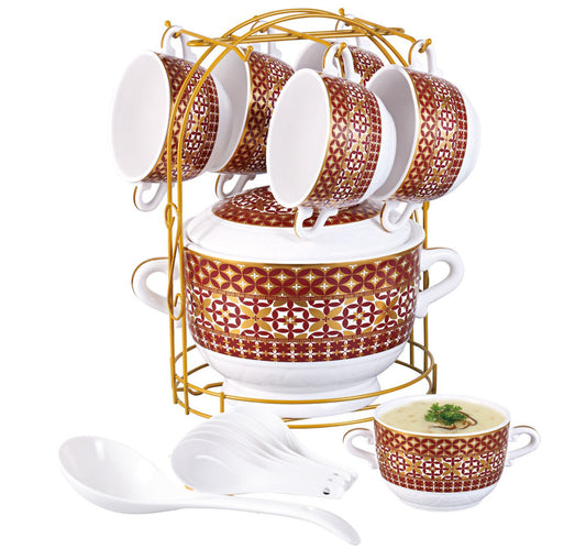 Chefline Soup Tureen Set, 15 pcs, STND19