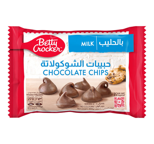 Betty Crocker Milk Chocolate Chips200 g Lulu Hypermarket