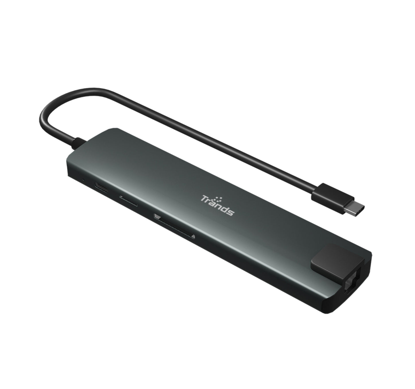 محول متعدد المنافذ USB C إلى HDMI من Trands Type-C Hub 9 في 1 CR6533