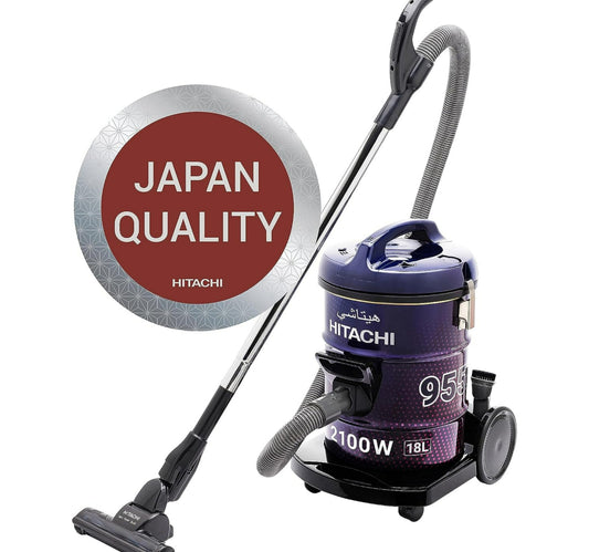 Hitachi Drum Vaccum Cleaner, 2100 W, Black, CV955NBLGCM