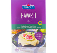Emborg Havarti Cheese Slices 8 pcs 150 g Lulu Hypermarket