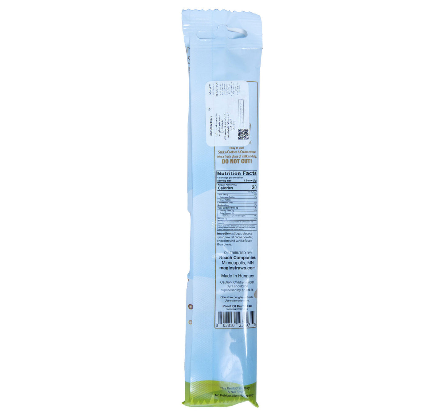 Milk Magic Cookies & Cream Milk Flavoring Straws 20.8 g