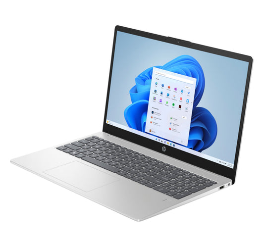 HP Laptop, 15.6 inches Display, Intel Core Ultra 7 155H, 16 GB RAM, 512 GB SSD, Windows 11 Home, Natural Silver, 15-fd1013ne