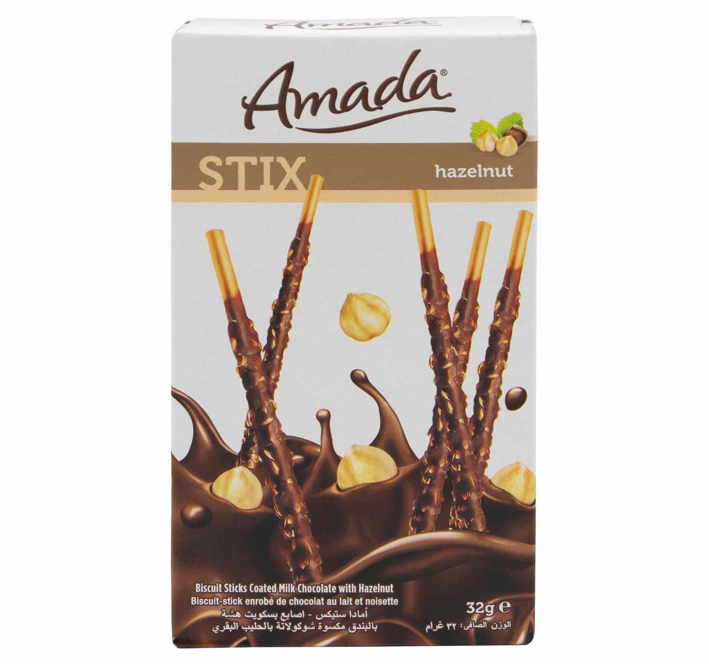 Amada Stix Hazelnut 32 g Lulu Hypermarket