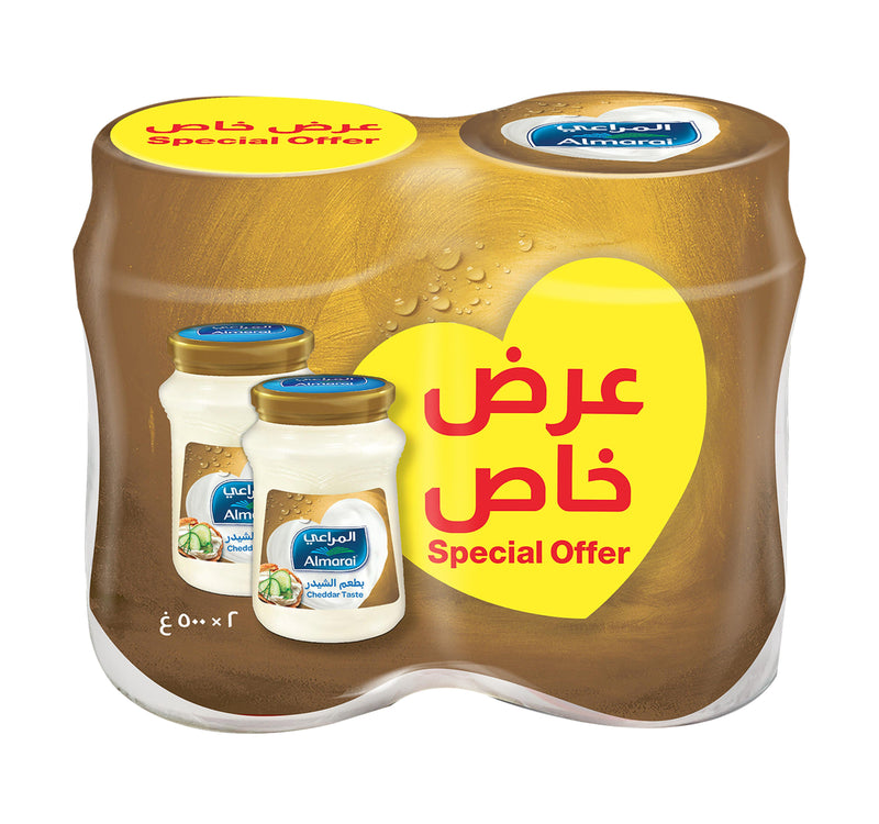 Almarai Processed Cheddar Cheese 2 x 500 g Sultan Center