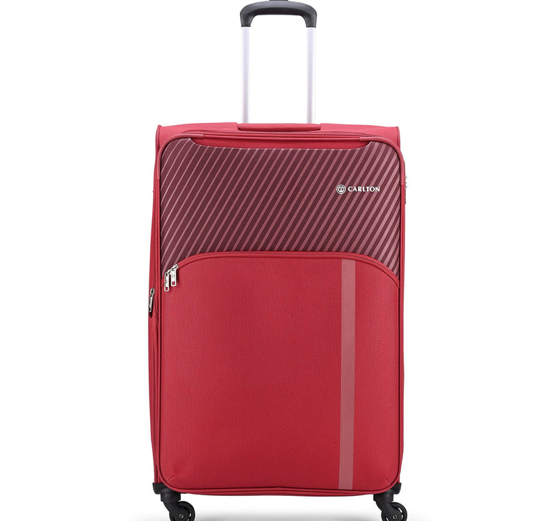 Carlton Striker Plus 4 Wheel Soft Trolley 79cm Red
