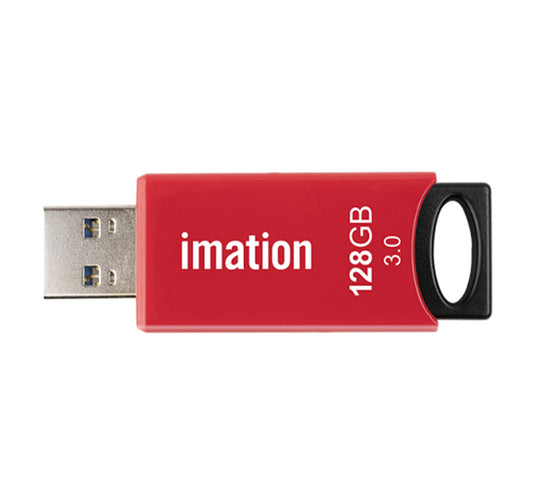 Imation USB 3.0 Flash Drive, 128 GB, Sledge