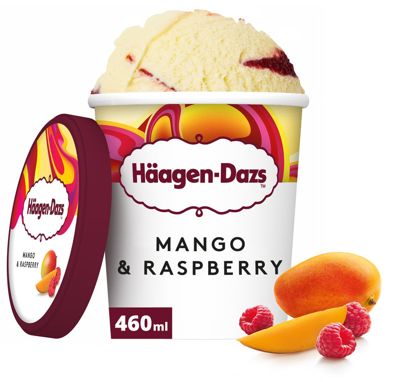 Haagen-Dazs Mango & Raspberry Ice Cream 460 ml