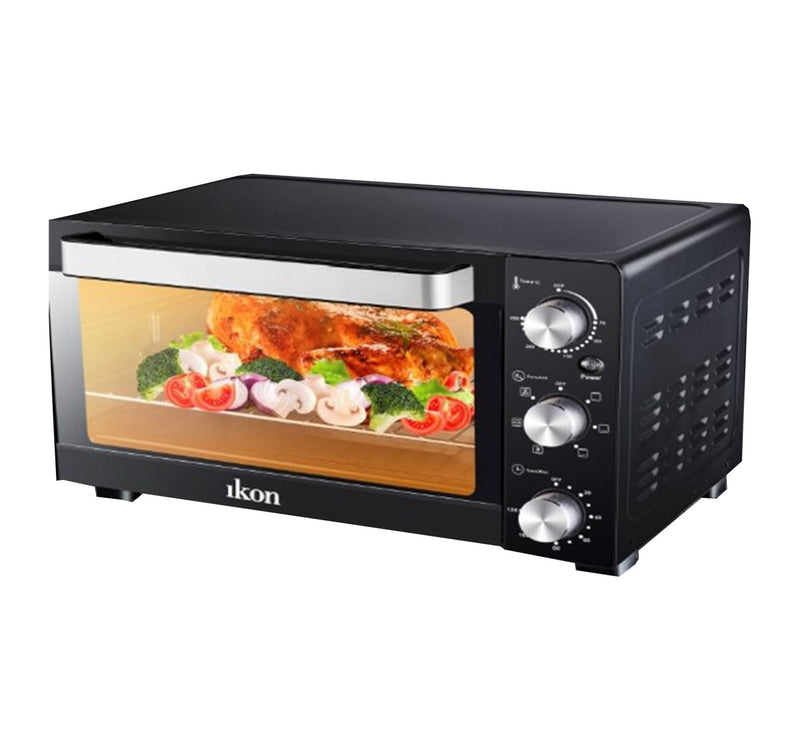 Ikon 23L Electric Oven, Black, IK-EMD23