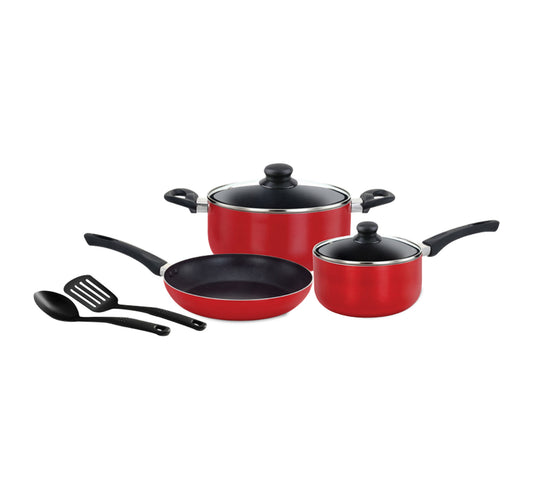 Smart Kitchen Aluminium Cookware Set with Non-Stick Coating, 7 pcs, SMNS7