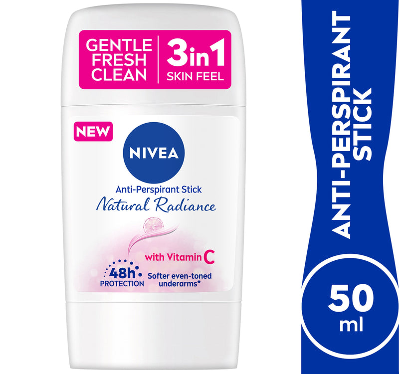 Nivea Natural Radiance Antiperspirant Stick for Women 50 ml