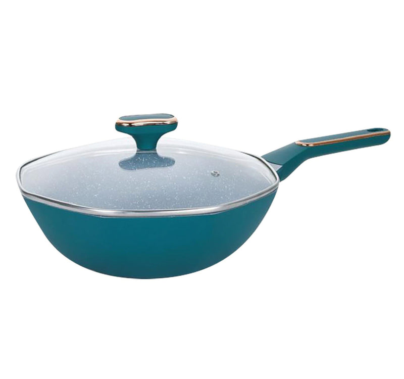 Chefline Die Cast Wok Pan + Lid, 30 cm, KSACG