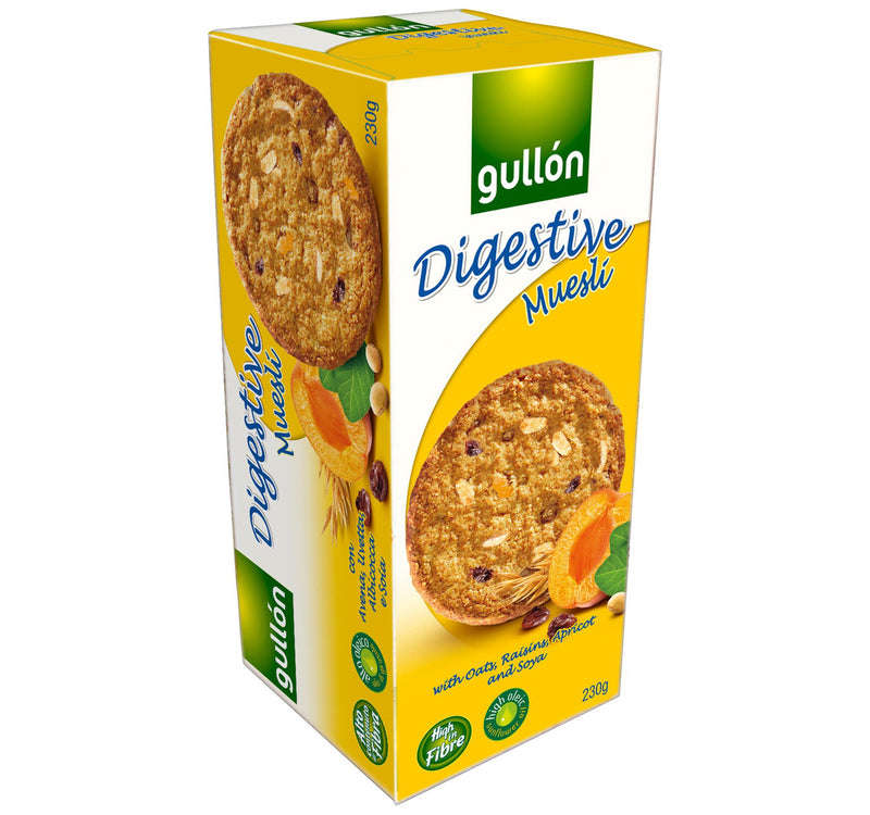 Gullon Digestive Muesli Raisin & Apricot 230 g