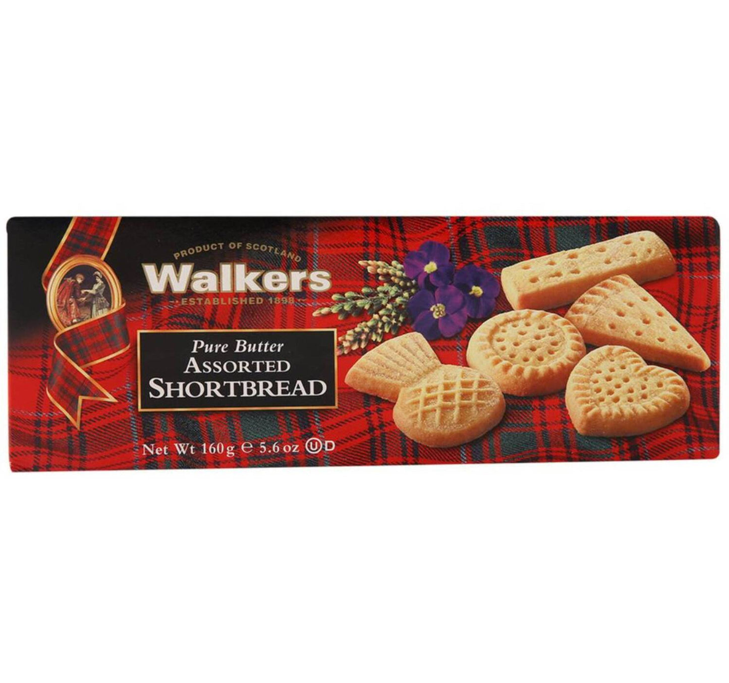 Walkers Pure Butter Assorted Shortbread 160 g Lulu Hypermarket