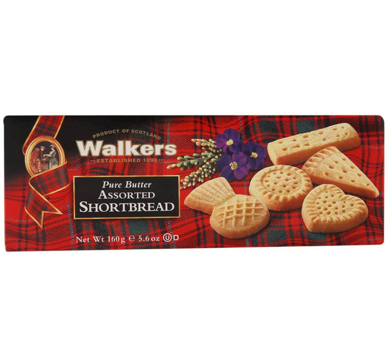 Walkers Pure Butter Assorted Shortbread 160 g Lulu Hypermarket
