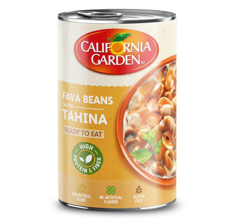 California Garden Canned Fava Beans With Tahina 450 g Lulu Hypermarket