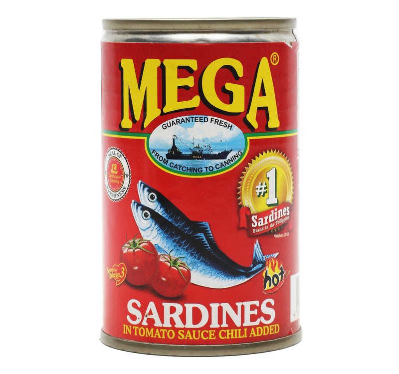 Mega Sardines In Tomato Sauce Chili 155 g Lulu Hypermarket