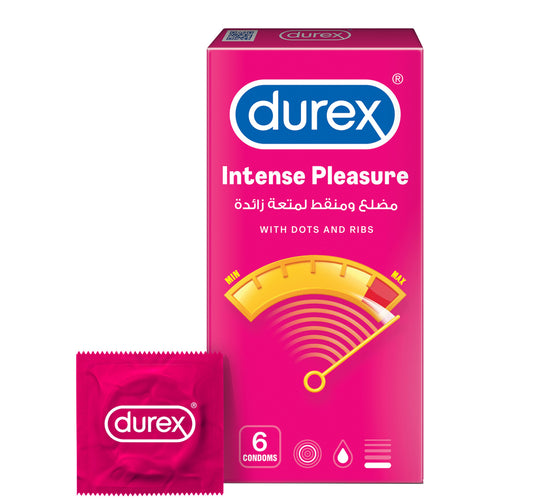 Durex Intense Pleasure Condom 6 pcs