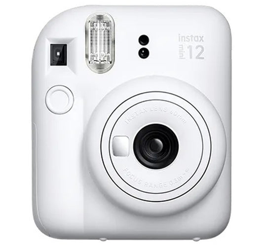 Fujifilm Instax mini 12 Instant Film Camera, Clay White