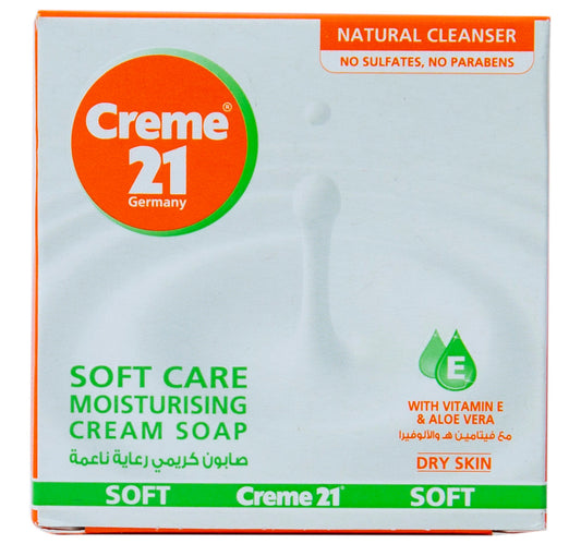 Creme 21 Soft Care Moisturizing Cream Soap 125 g