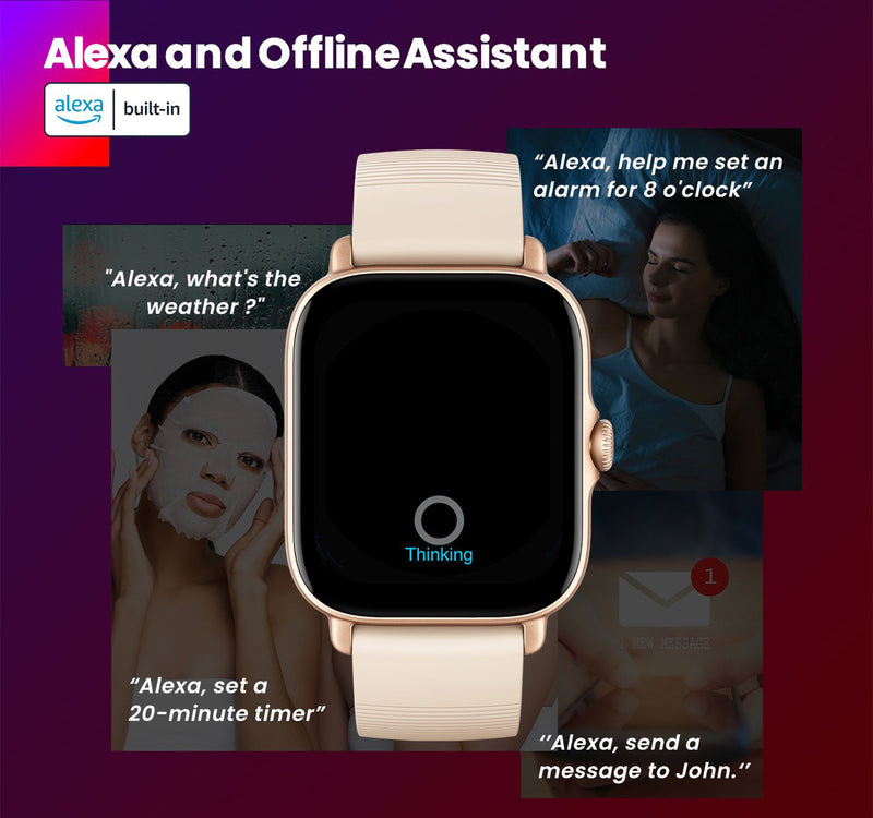 Amazfit GTS 3 Smartwatch, Ivory White, A2035-GTS3 Sultan Center
