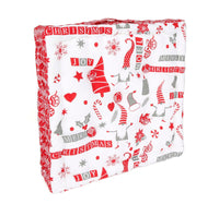 Homewell "Merry Christmas" Box Cushion 40x40cm Assorted