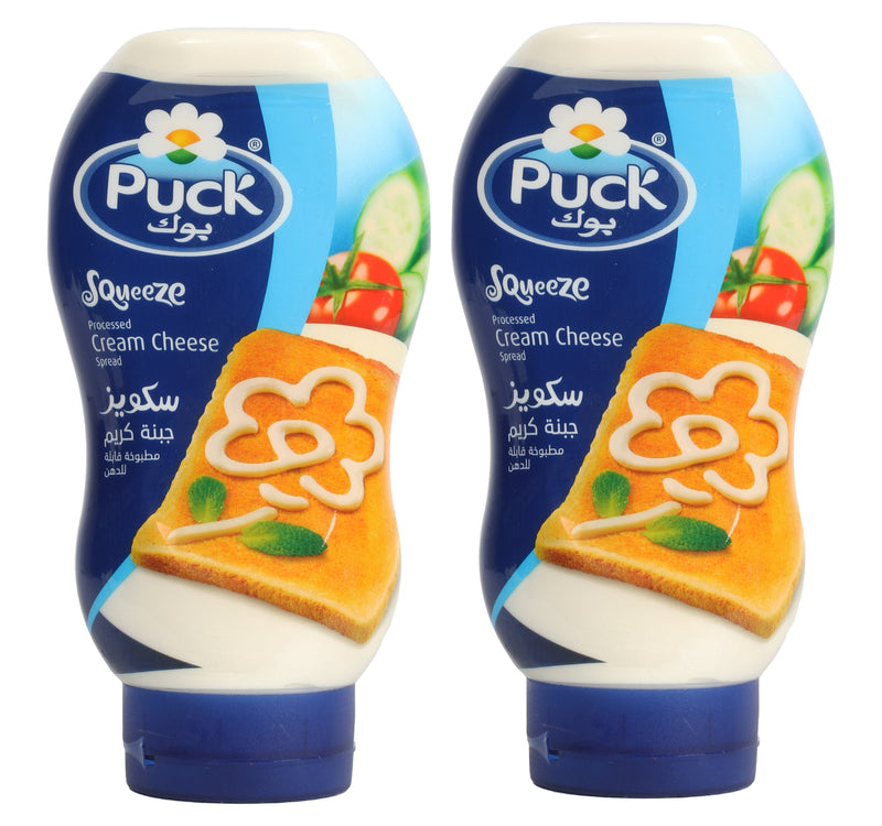 Puck Cream Cheese Squeeze Value Pack 2 x 400 g Lulu Hypermarket
