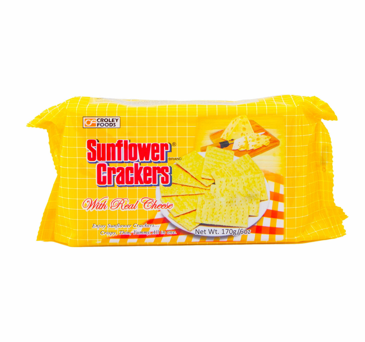 Sunflower Crackers With Real Cheese 170 g Lulu Hypermarket