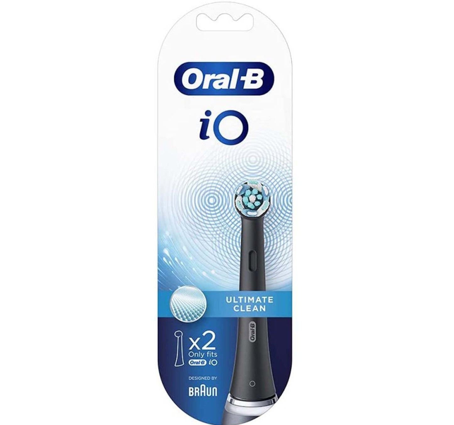 Oral-B Electric Toothbrush Head, Black, iO-CB2