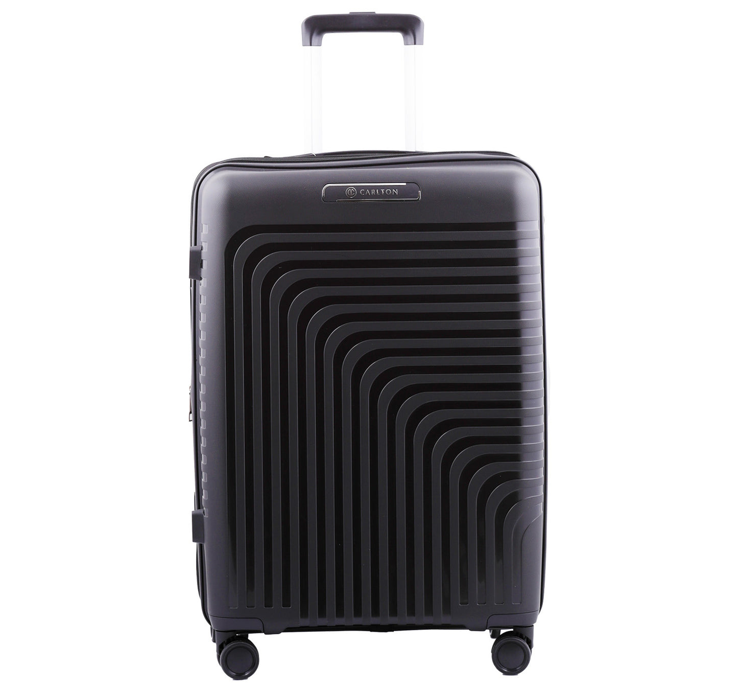 Carlton Wego 4 Double Wheel Hard Trolley, 65 cm, Black