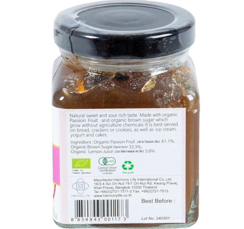 Harmony Life Organic Passion Fruit Jam 220 g