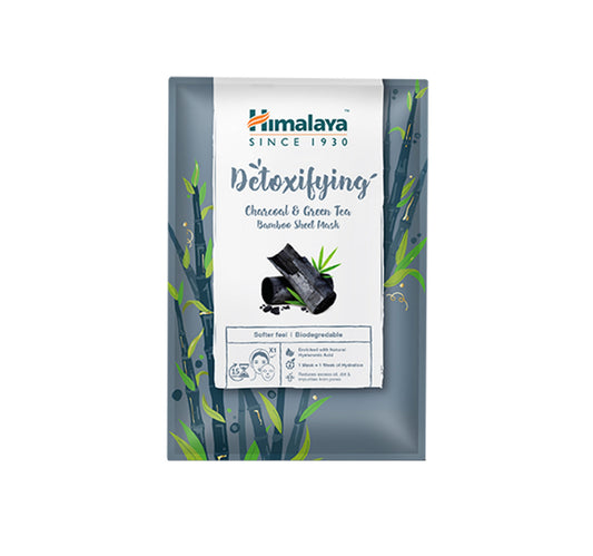 Himalaya Charcoal & Green Tea Detoxifying Sheet Mask 30 ml