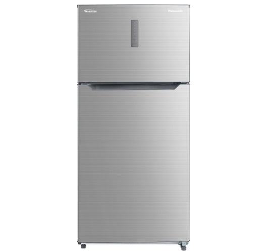 Panasonic Double Door Refrigerator, 650L, Silver, NR-BC833MSAS
