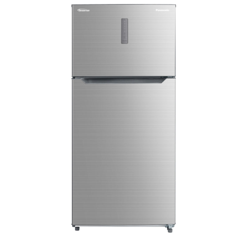 Panasonic Double Door Refrigerator, 650L, Silver, NR-BC833MSAS