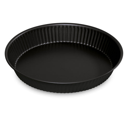 Guardini Tart Mould Tin, 24 cm, Black, 86024