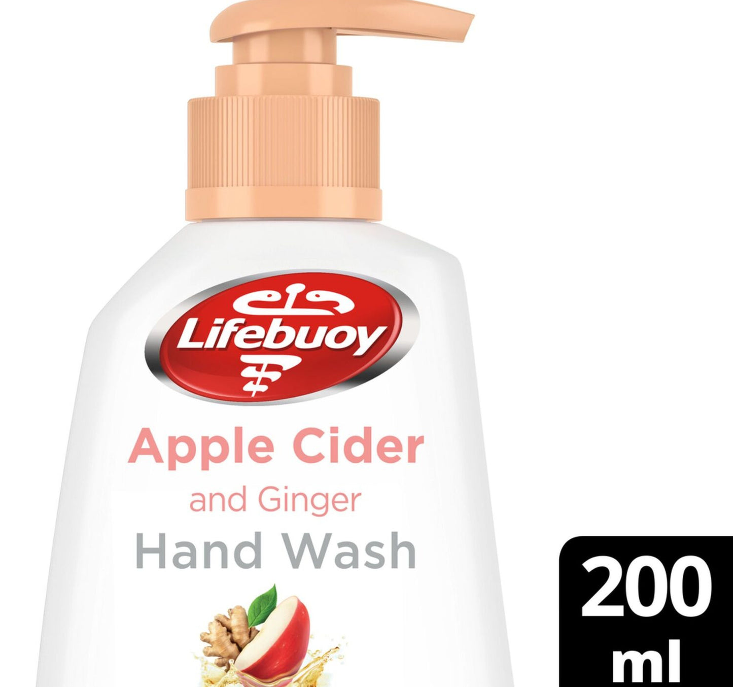 Lifebuoy Apple Cider and Ginger Antibacterial Liquid Soap and Hand Wash 200 ml