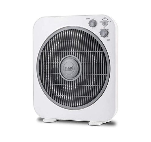 Black+Decker Box Desk Fan FB1220 12"