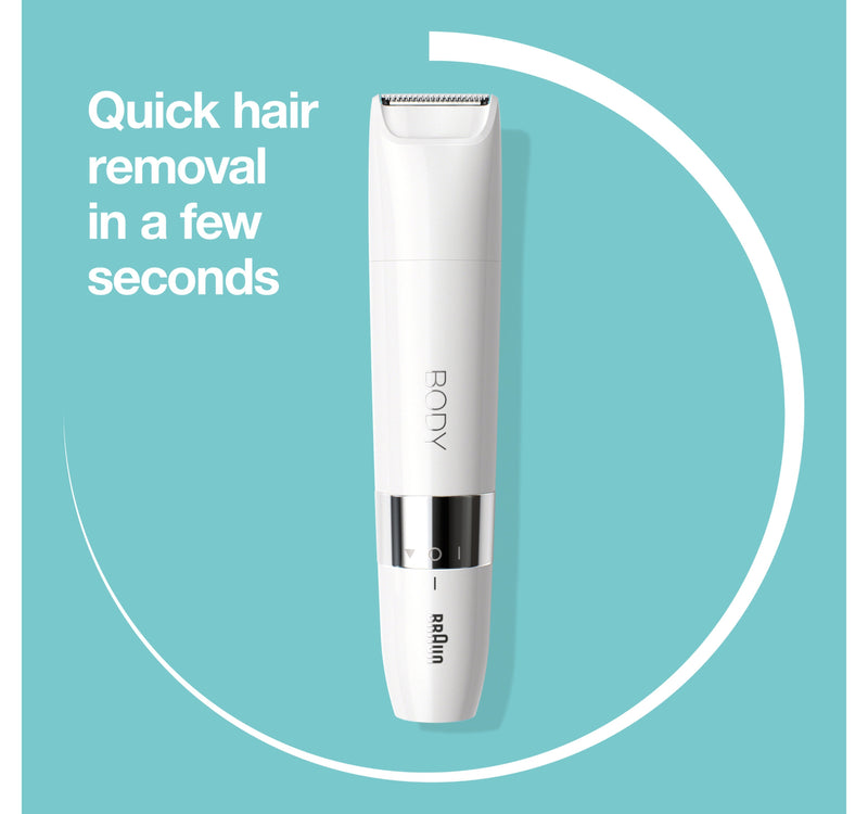 Braun BS1000 Mini Trimmer Multipurpose Trimming Comb Attachment Wet & Dry White