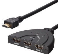 كابل تحويل من مدخل HDMI أنثى 3 إلى مخرج HDMI ذكر 1 متر HD131 من تراندز