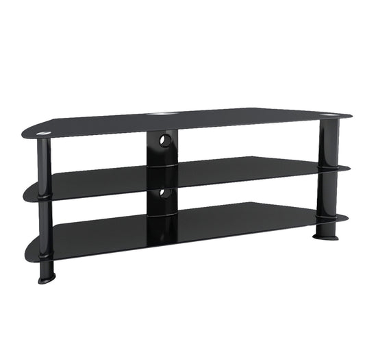 Maple Leaf Home TV Stand Glass 3 Layer, TV916