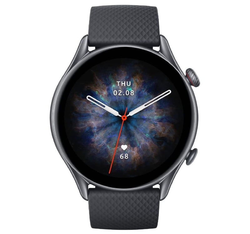 Amazfit GPS GTR 3 Pro Smartwatch, 1.45” AMOLED Display, A2040-GTR-3-PRO-INFINITE-BLACK Sultan Center