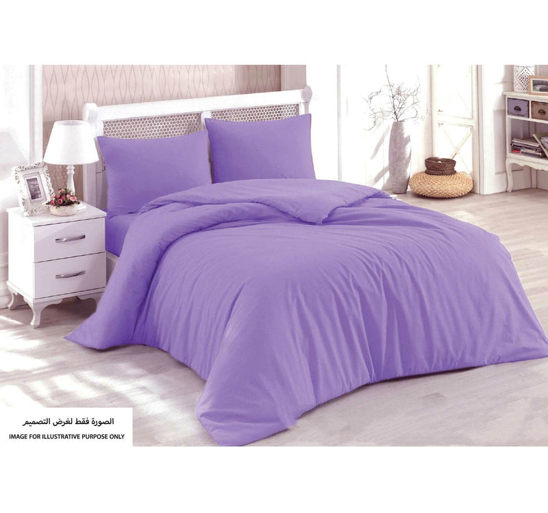 Homewell Fitted Sheet Single 2pc Set Lilac