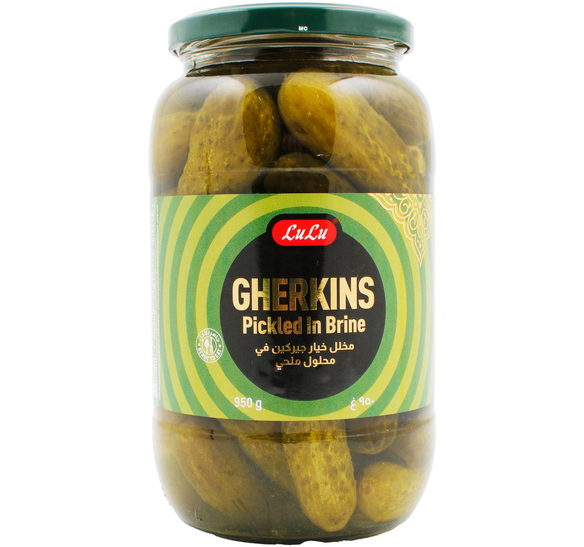 LuLu Gherkins Pickled In Brine 950 g