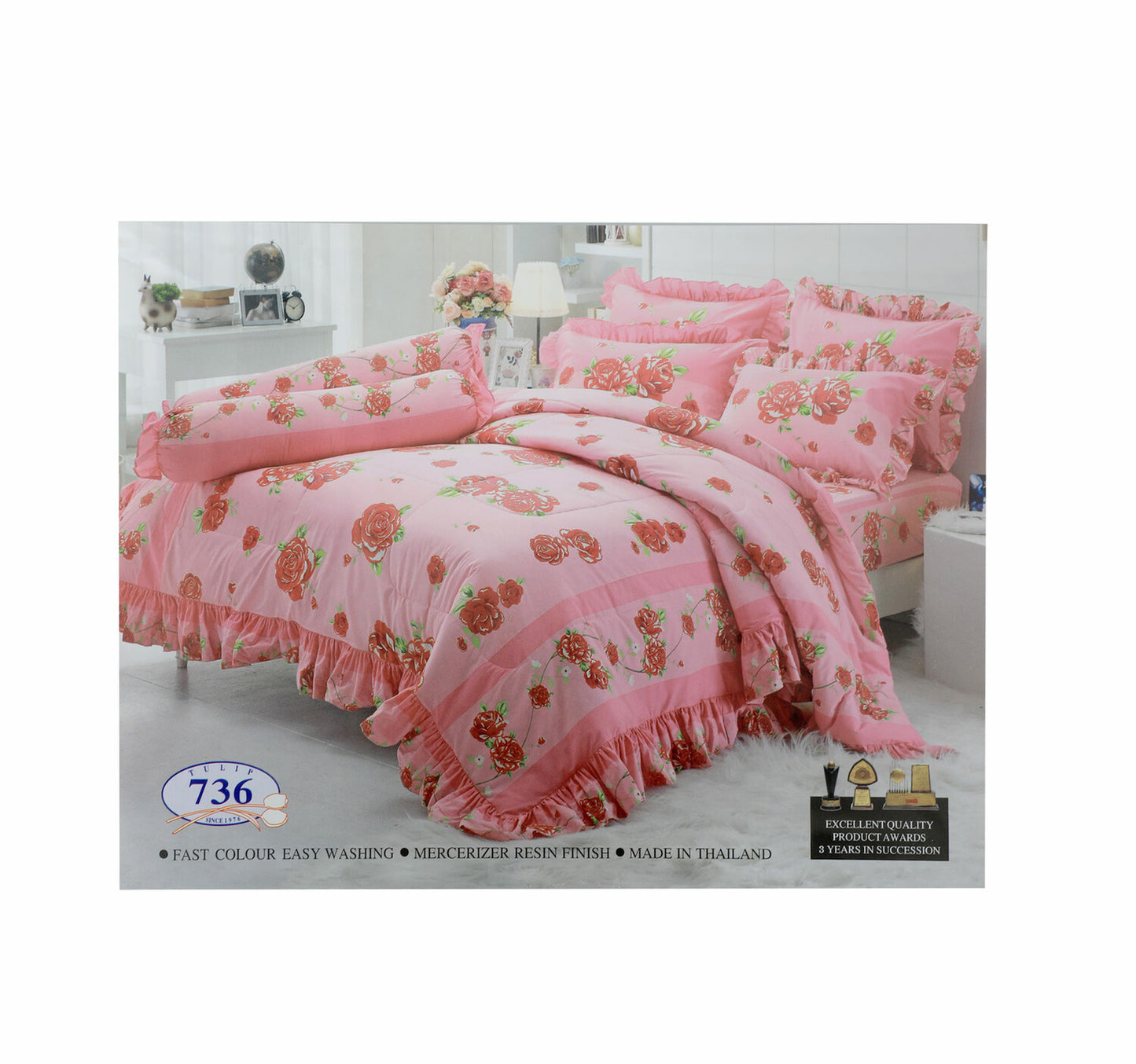 Tulip Bed Sheet - Double Assorted