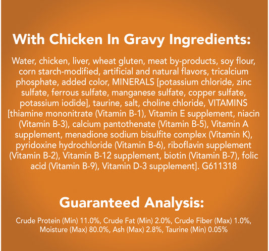 Friskies Prime Fillets Chicken Gravy 156 g