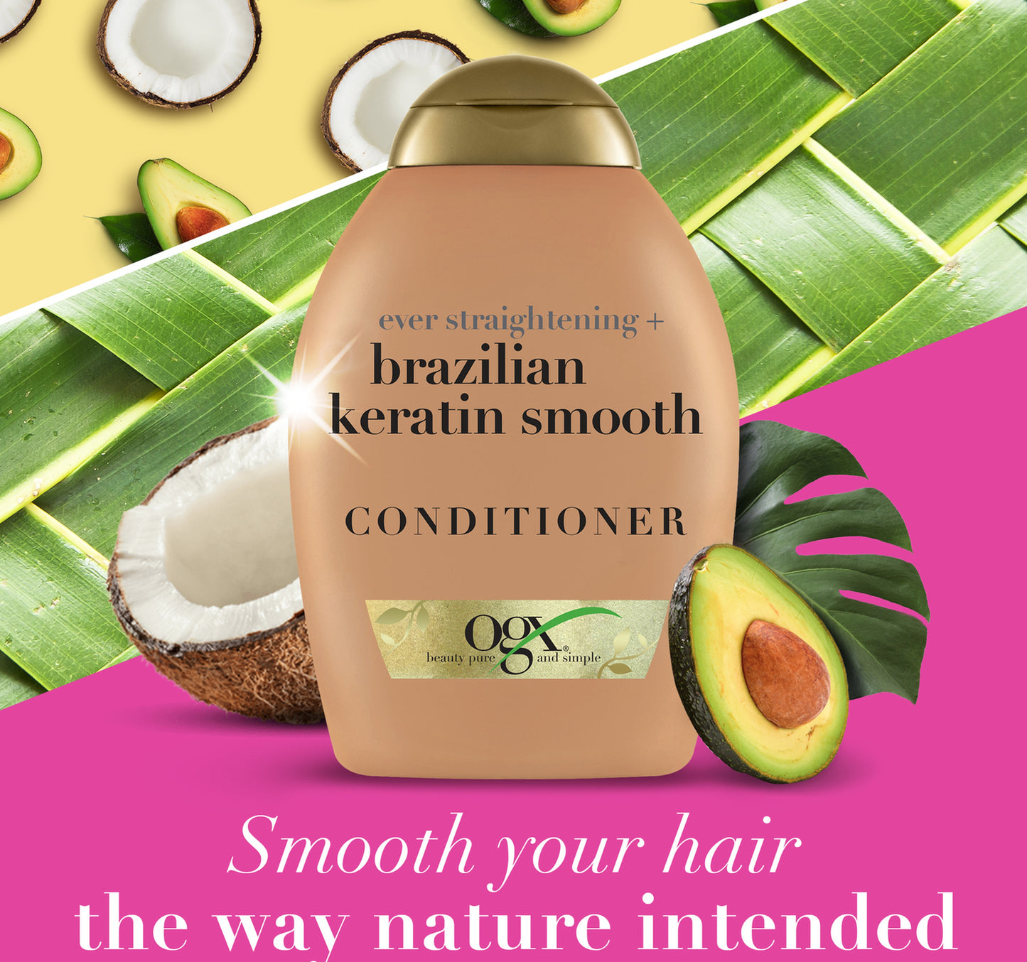 Ogx Conditioner Ever Straightening + Keratin Smooth 385 ml