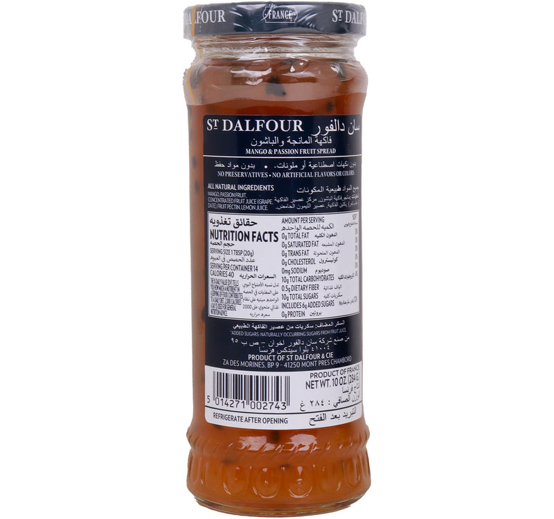 St Dalfour Mango & Passion Fruit Jam 284 g