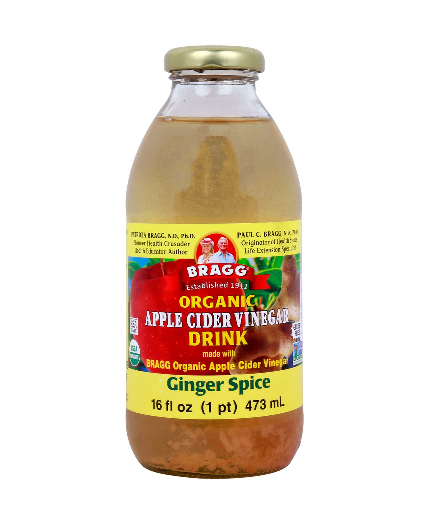 Bragg Organic Apple Cider Vinegar & Ginger Spice Drink 473 ml